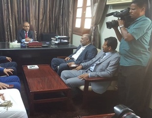 The Minister of Higher Education and Hadramout's Deputy Governor visited Al-Ahgaff University