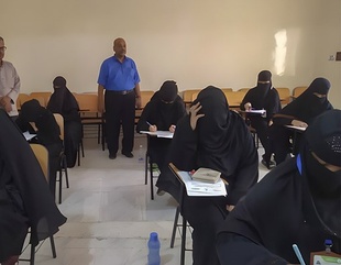 Al-Ahgaff University launches the second semester exams at the Faculty of Women for the academic year 2022-2023
