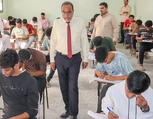 Al-Ahgaff University launches the end-of-first semester exams for the academic year 2023-2024