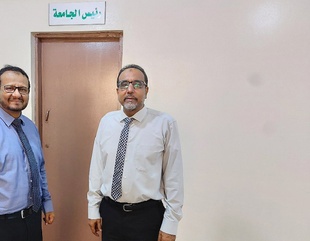 Al-Ahgaff University receives the president of Al-Adel University at the Presidency