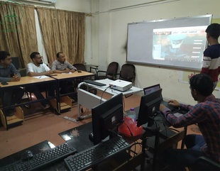 The Faculty of Engineering and Computer Science at Al-Ahgaff University holds an activity for presenting and discussing projects of specialized subjects in cooperation with the English Language Unit