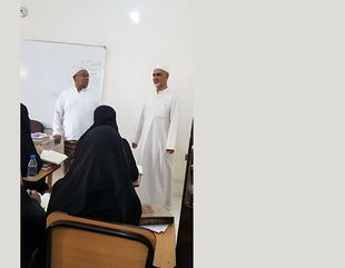 Director of the Office of Al-Ahgaff University in Indonesia on a visit to the Faculty for Girls
