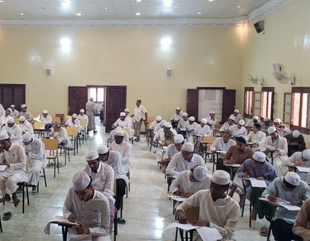 The inauguration of the final exams at the Faculty of Sharia and Law, Al-Ahgaff University