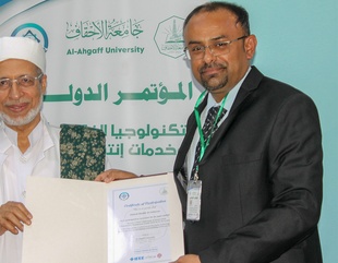 The names of those honored with the best research paper at the International Conference on Smart Technology and Internet of Everything Systems and Services