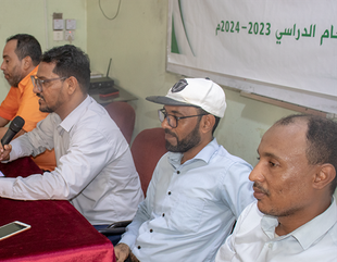 The Faculty of Computer at Al-Ahgaff University holds a welcome and introductory meeting for first-level students for the academic year 2023 – 2024
