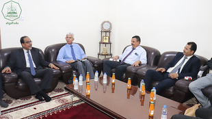 The Higher Classification Committee team of the Ministry of Higher Education and Scientific Research visits Al-Ahgaff University