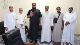 A delegation from Al-Imdad International Foundation in South Africa visits Al-Ahgaff University