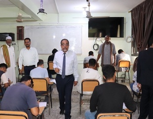 Professor Maknoon Launches First-Semester Examinations for the 2025/2026 Academic Year