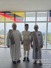 Director of Al-Ahgaff University Office in Indonesia Visits the Mufti of Sarawak, Malaysia